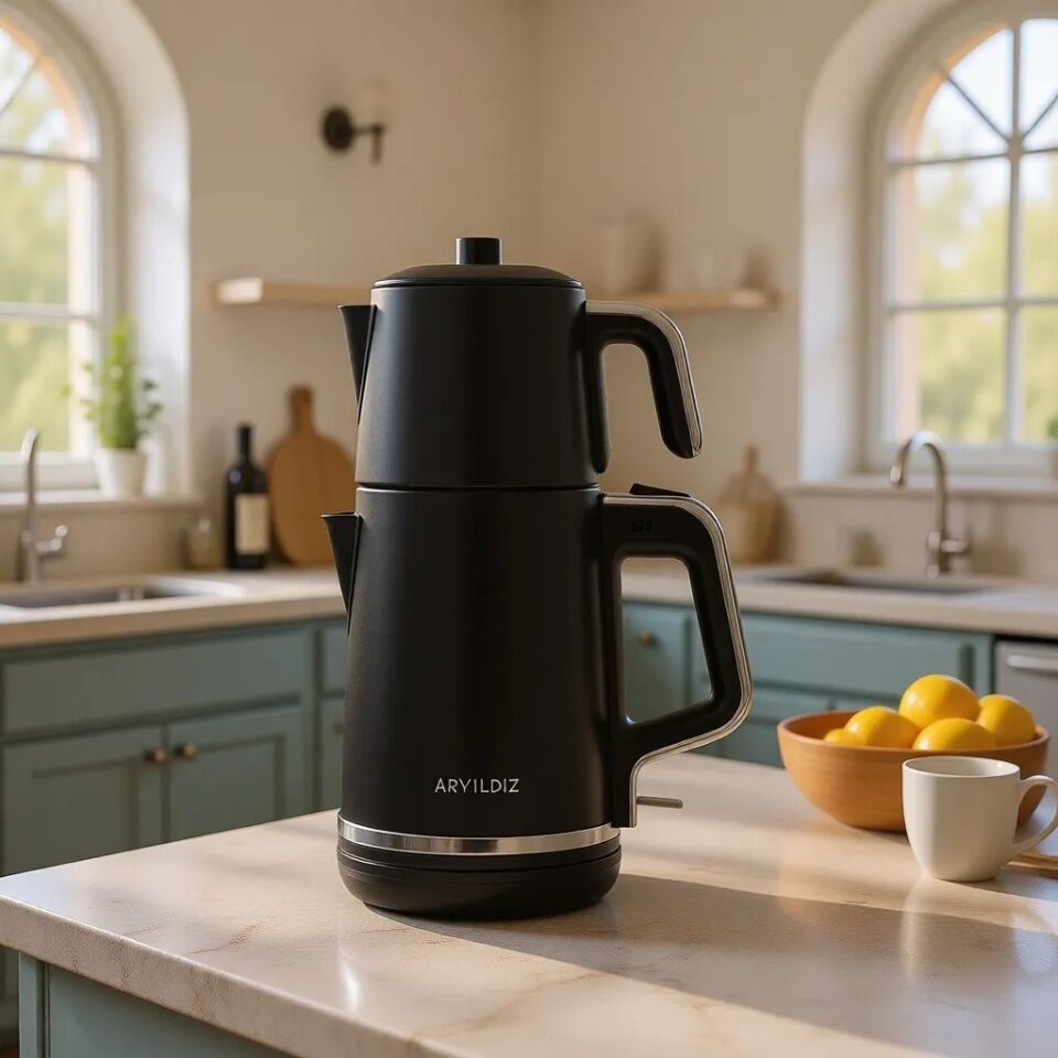 Aryıldız Tea Style Siyah Çay Makinesi