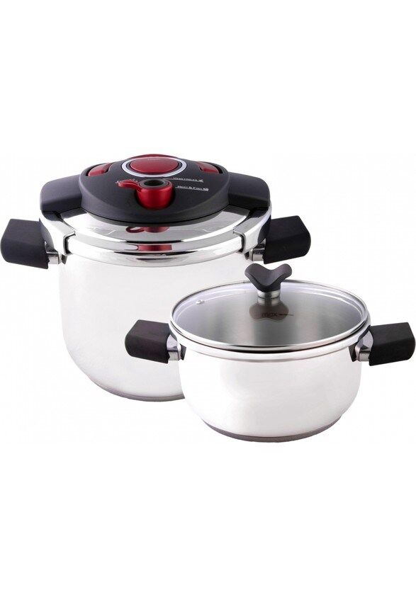 Emsan Innocook 4+6,5 Lt Düdüklü Tencere Kırmızı