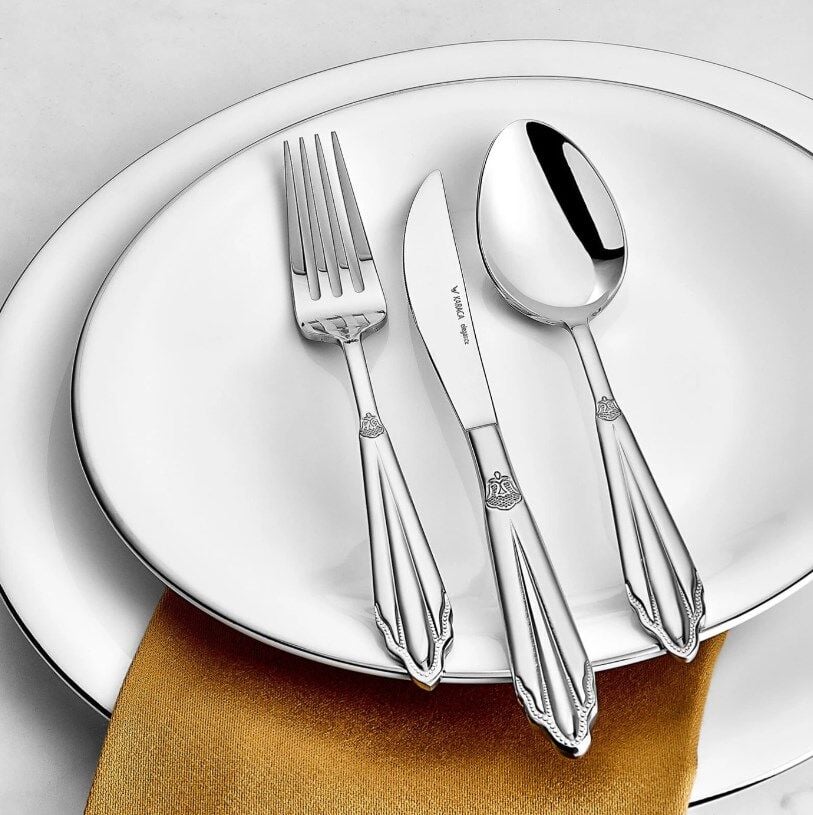 Karaca New Mantilla Elegance 84 Parça Çatal Kaşık Bıçak Kutulu