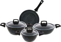 Emsan Oasis-S Granit Set Blue Star 7 Parça Tencere Seti