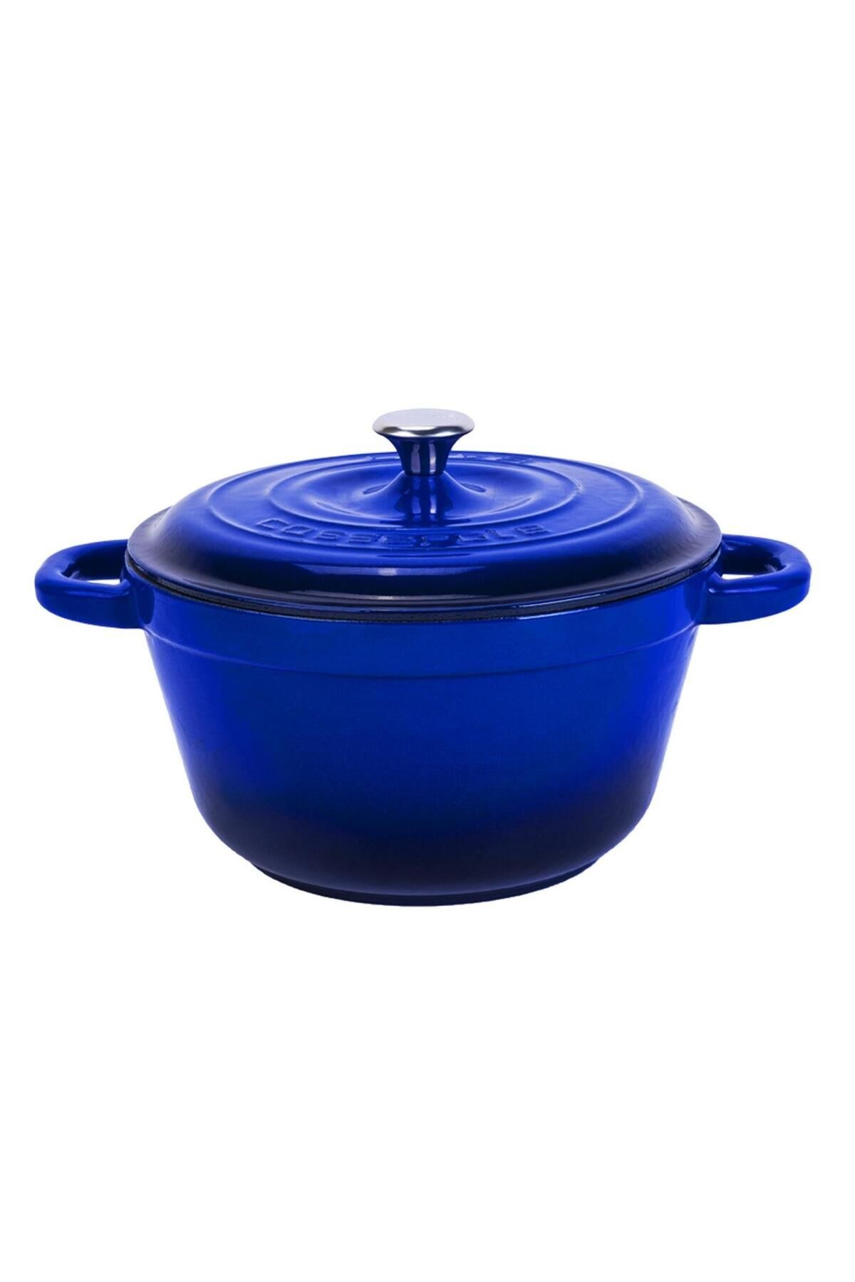 Lava Döküm Yuvarlak Tencere Döküm Demir Kapak New Heritage Serisi Çap(Ø)26cm.