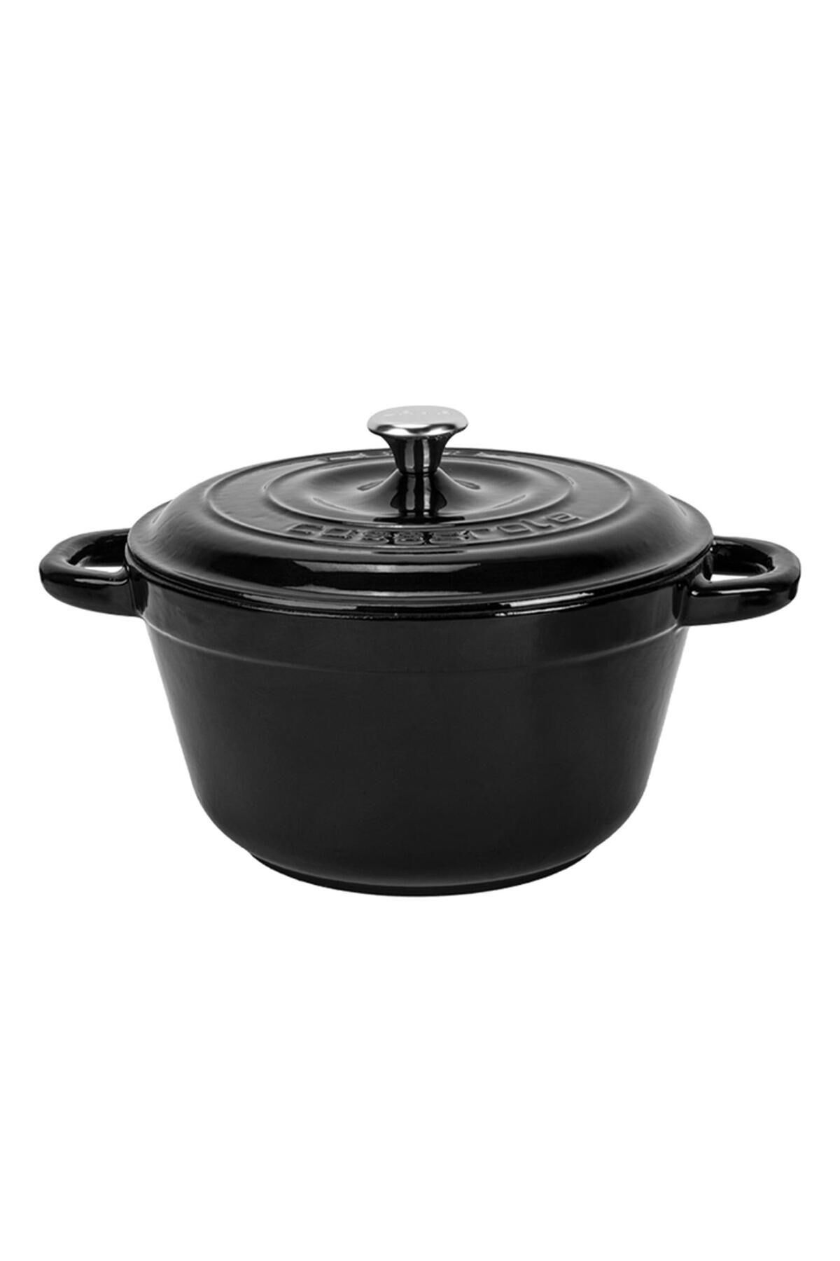 Lava Döküm Yuvarlak Tencere Döküm Demir Kapak New Heritage Serisi Çap(Ø)26cm.