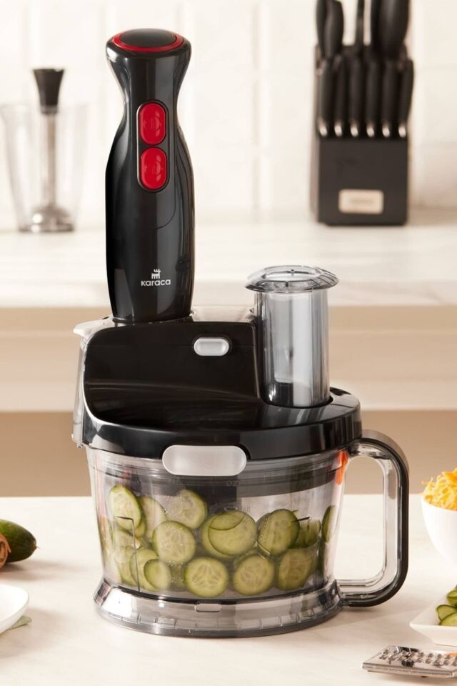 Karaca Pro-multimax Mutfak Robotu Black Red 2000 W