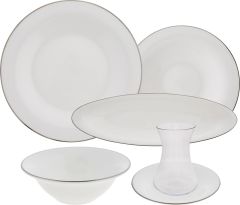 Karaca Fine Pearl New Fame 26 Parça 6 Kişilik Kahvaltı/Servis Takımı