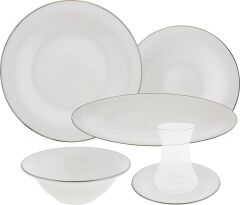 Karaca Fine Pearl New Fame 26 Parça 6 Kişilik Kahvaltı/Servis Takımı