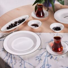 Karaca Fine Pearl New Fame 26 Parça 6 Kişilik Kahvaltı/Servis Takımı