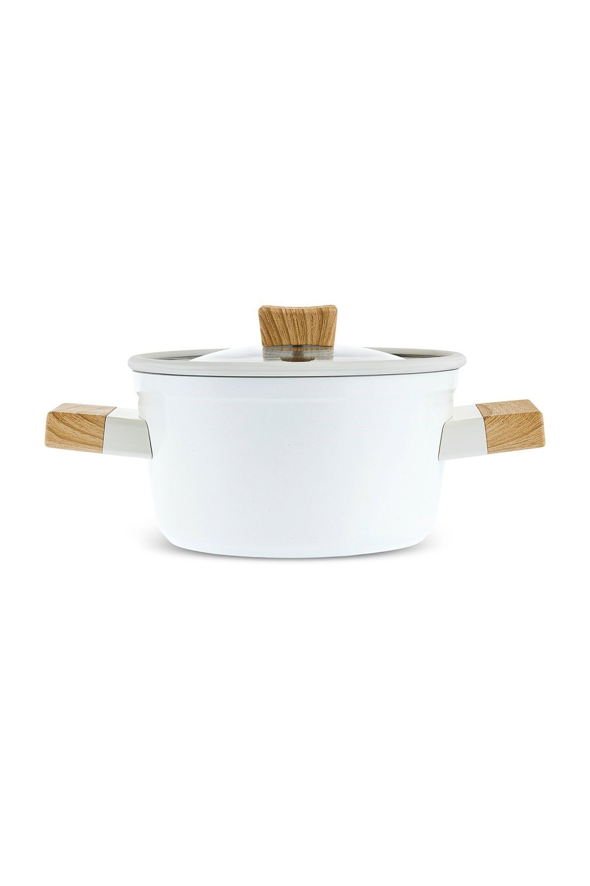 Karaca Swiss Crystal Creamy Wood Tencere 20 Cm