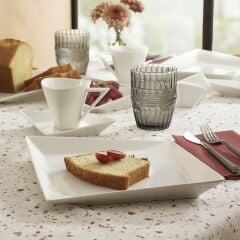 Karaca Origami 26 Parça 6 Kişilik Kare Porselen Kahvaltı/Servis Takımı