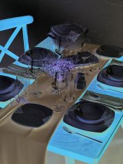 Emsan Yasemin 60 Parça 12 Kişilik Porselen Yemek Takımı Platin