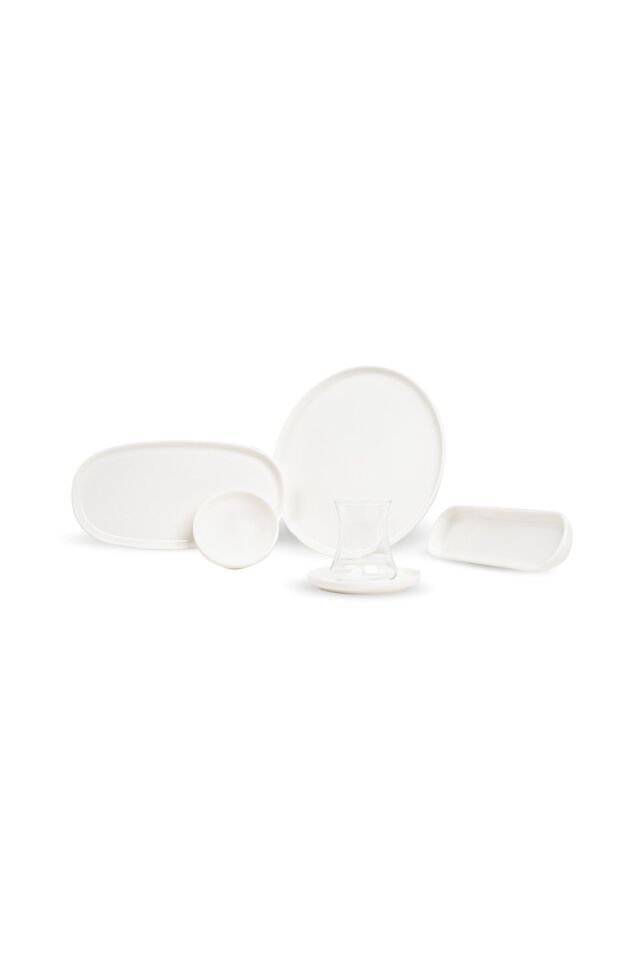 Leggno Botanical White 26 Parça Kahvaltı Takımı