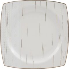 Karaca Batik Fine Cream 60 Parça 12 Kişilik Porselen Kare Yemek Takımı