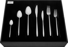 Karaca Flow 84 Parça 12 Kişilik Çatal Kaşık Bıçak Takımı Elegance Kutulu