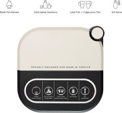 Karaca Hatır Barista Cappuccino ve Türk Kahve Makinesi Krem HBCV00001S69KK