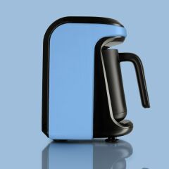 Karaca Hatır Hüps Sütlü Türk Kahve Makinesi Vintage Blue