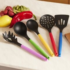 Karaca Burby Rainbow 14 Parça Standlı Servis Ve Bıçak Seti