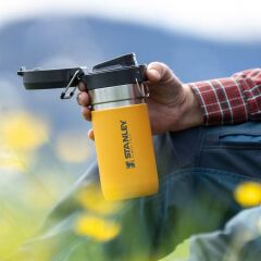 Stanley  GO Quick Flip Paslanmaz Çelik Soğuk Su Termosu 0.47 LT - Turuncu