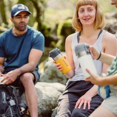 Stanley  GO Quick Flip Paslanmaz Çelik Soğuk Su Termosu 0.47 LT - Turuncu