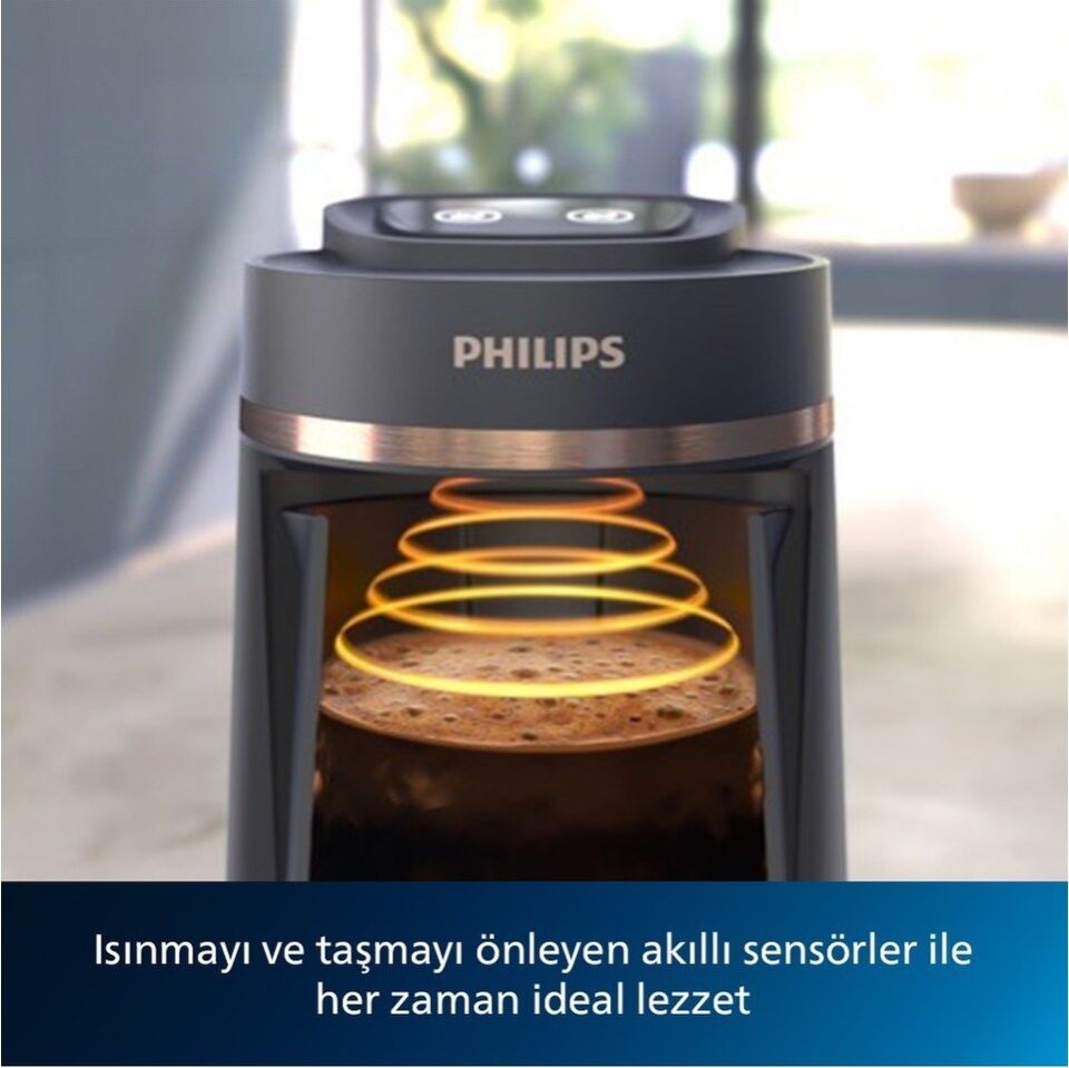 Phılıps Hda150/60 Türk Kahvesi Makinesi Siyah / Bakır