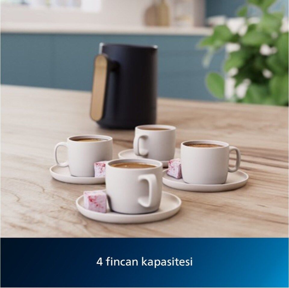 Phılıps Hda150/60 Türk Kahvesi Makinesi Siyah / Bakır