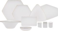 Karaca Streamline Geo 59 Parça 12 Kişilik Yemek Takımı