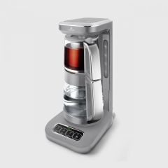 Karaca Çaysever Robotea Pro 4 In 1 Konuşan Otomatik Cam Çay Makinesi Su Isıtıcı ve Filtre Kahve Deml