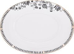 Emsan Artisan Fine Bone Kayık Tabak 33 cm