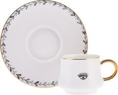 Emsan Artisan Eye New Bone 2 Kişilik Kahve Fincan Takımı