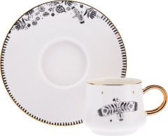 Emsan Artisan Bird New Bone 2 Kişilik Kahve Fincan Takımı