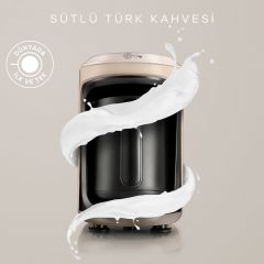 Karaca Hatır Hüps Sütlü Türk Kahve Makinesi Bej