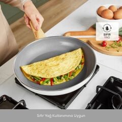 Emsan Swiss Crystal Karnıyarık Tencere 26 cm Creamy