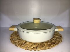 Emsan Swiss Crystal Karnıyarık Tencere 26 cm Creamy
