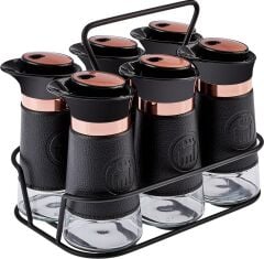 Karaca Latin Deri 6'lı Cam Baharat Takımı