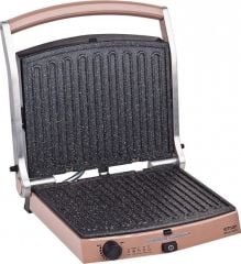 Emsan Bella Gusto 6 Dilim Ekmek Kapasiteli Granit Tost Makinesi Golden Pink