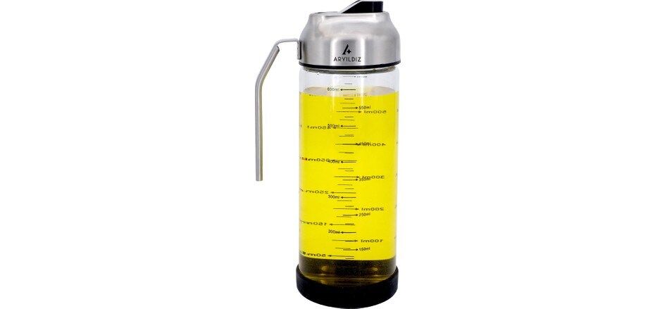 Timeless 600 Ml Cam Yağlık 1 Adet Şık Tasarımı İle Mutfak Dekoruna Uygun