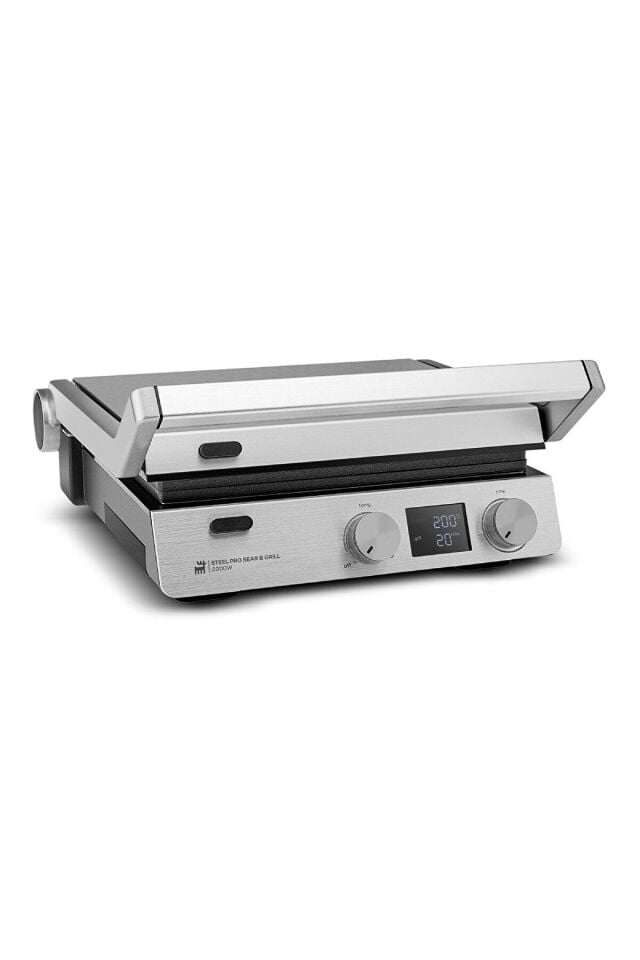Karaca Compact Steel Pro Sear and Grill Inox 2007 Izgara ve Tost Makinesi