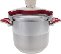 Karaca Nilüfer Tencere Seti Kırmızı 18 Parça