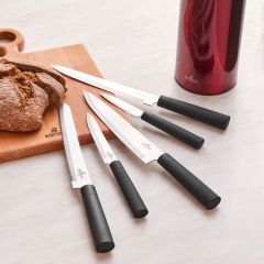 Karaca Oscar Red 6 Parça Standlı Bıçak Seti