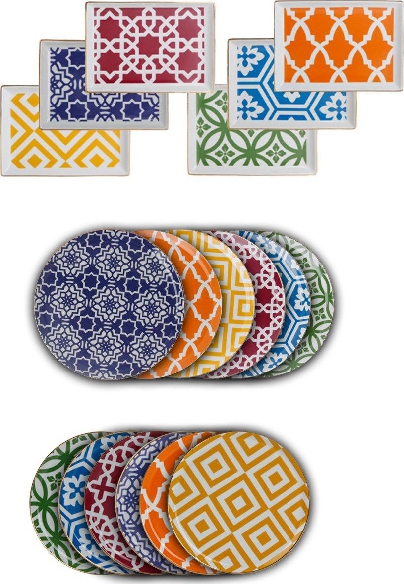 Porland Morocco 18 Parça Servis Takımı