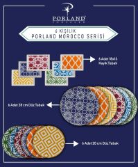 Porland Morocco 18 Parça Servis Takımı