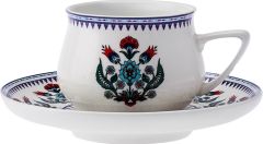 Karaca Çini 6 Kişilik Kahve Fincan Takımı 100 ml