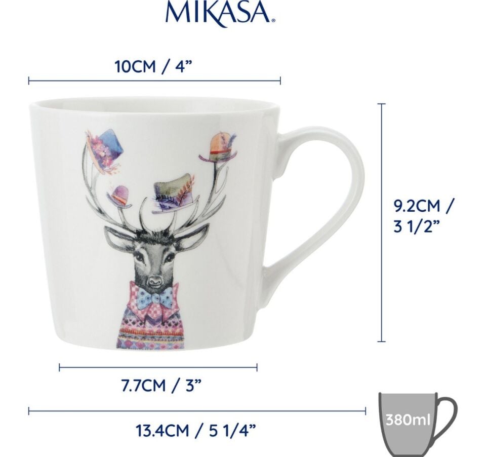 Tipperleyhill 380ML Fine China Kupa Geyik