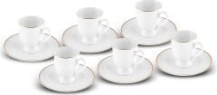 Karaca Alin 6 Kişilik Kahve Fincan Takımı 85 ml
