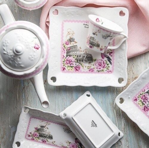 Emsan Lovely Roma 36 Parça 6 Kişilik Kahvaltı Takımı