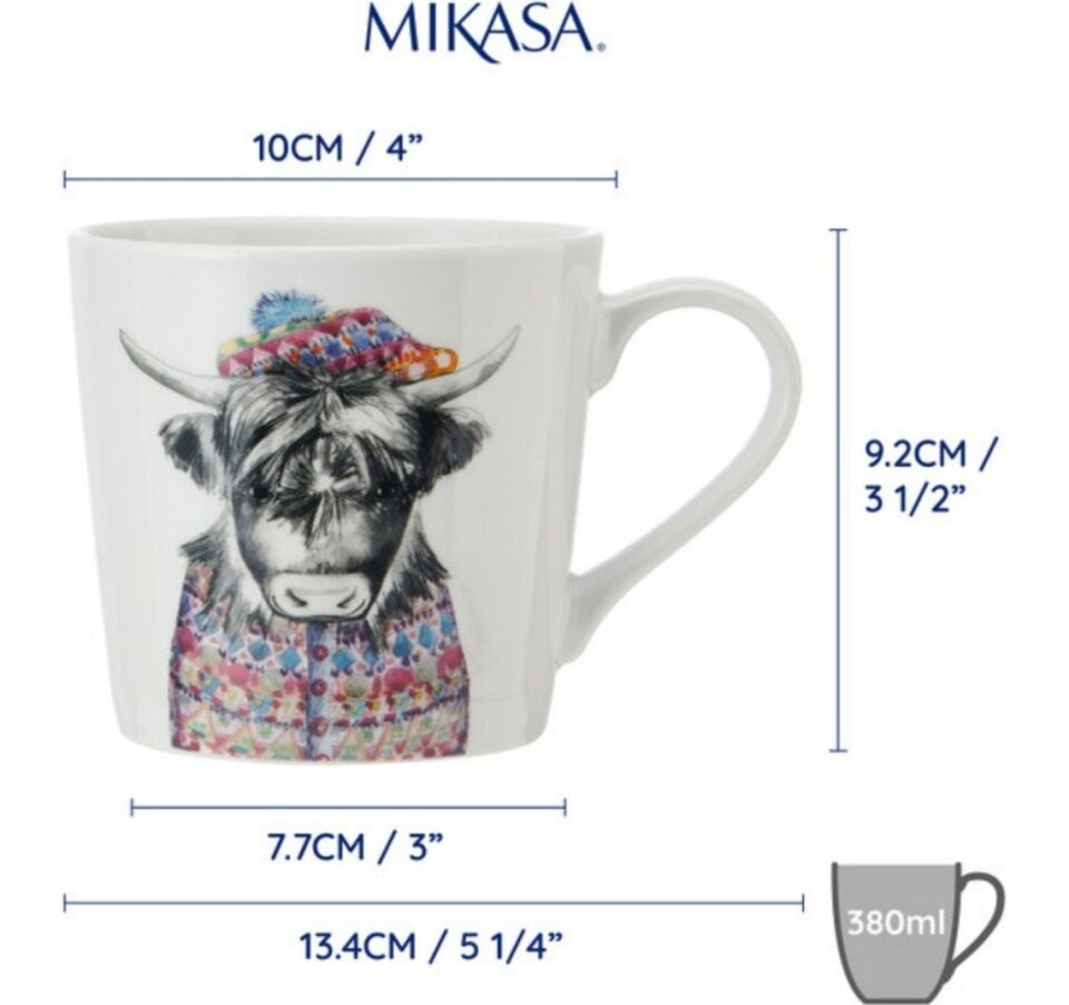 380ML Fine China Kupa Inek