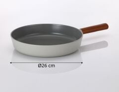 Neoflam Fika Alüminyum Döküm Tava Gri 26CM