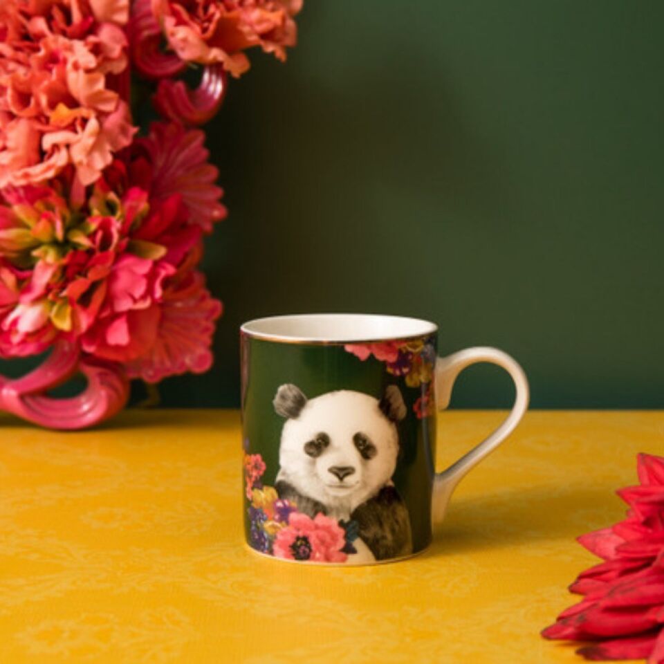 Mkwıldmugpan Wild At Heart Fine China 280ml Kupa Panda