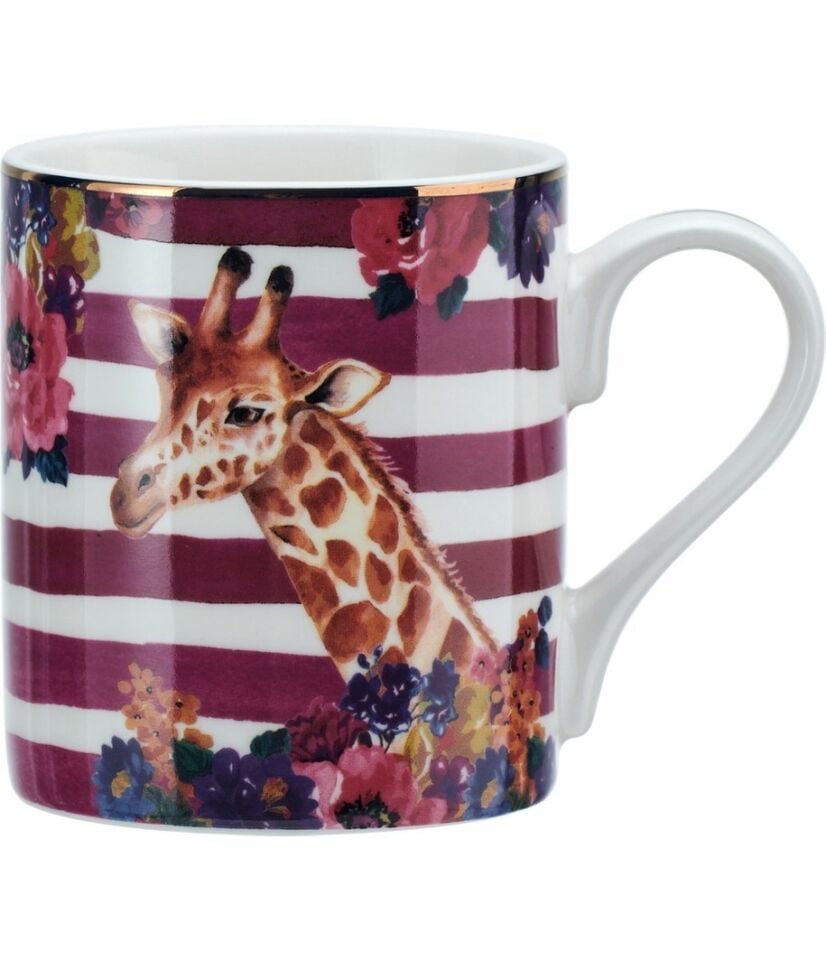 Mkwıldmuggır Wild At Heart Fine China 280ml Kupa Zürafa