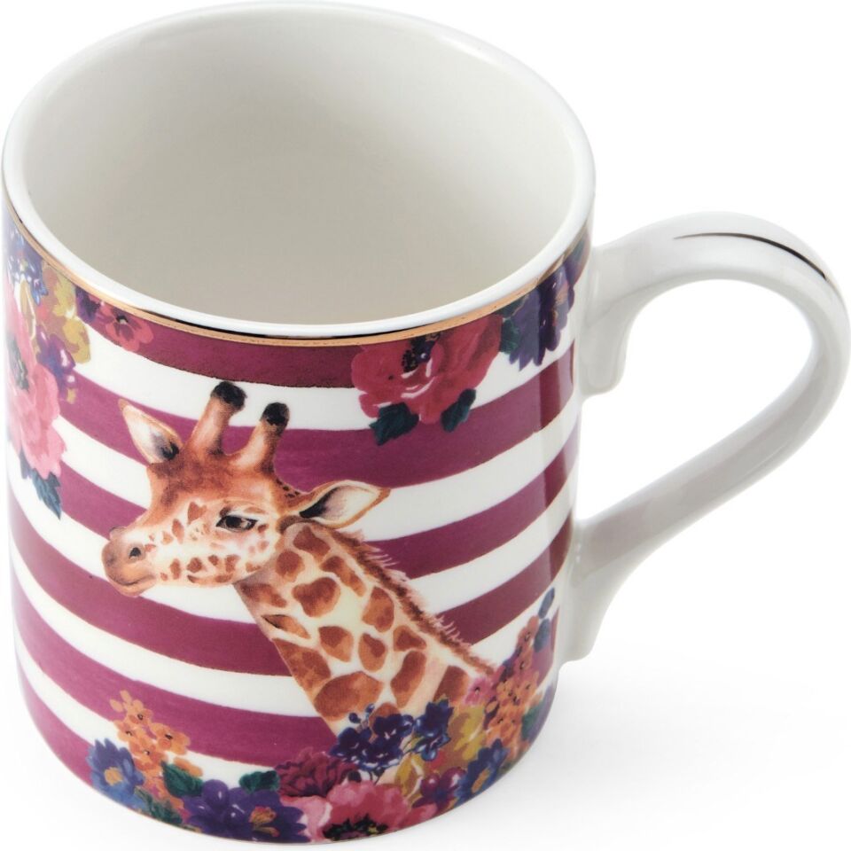 Mkwıldmuggır Wild At Heart Fine China 280ml Kupa Zürafa