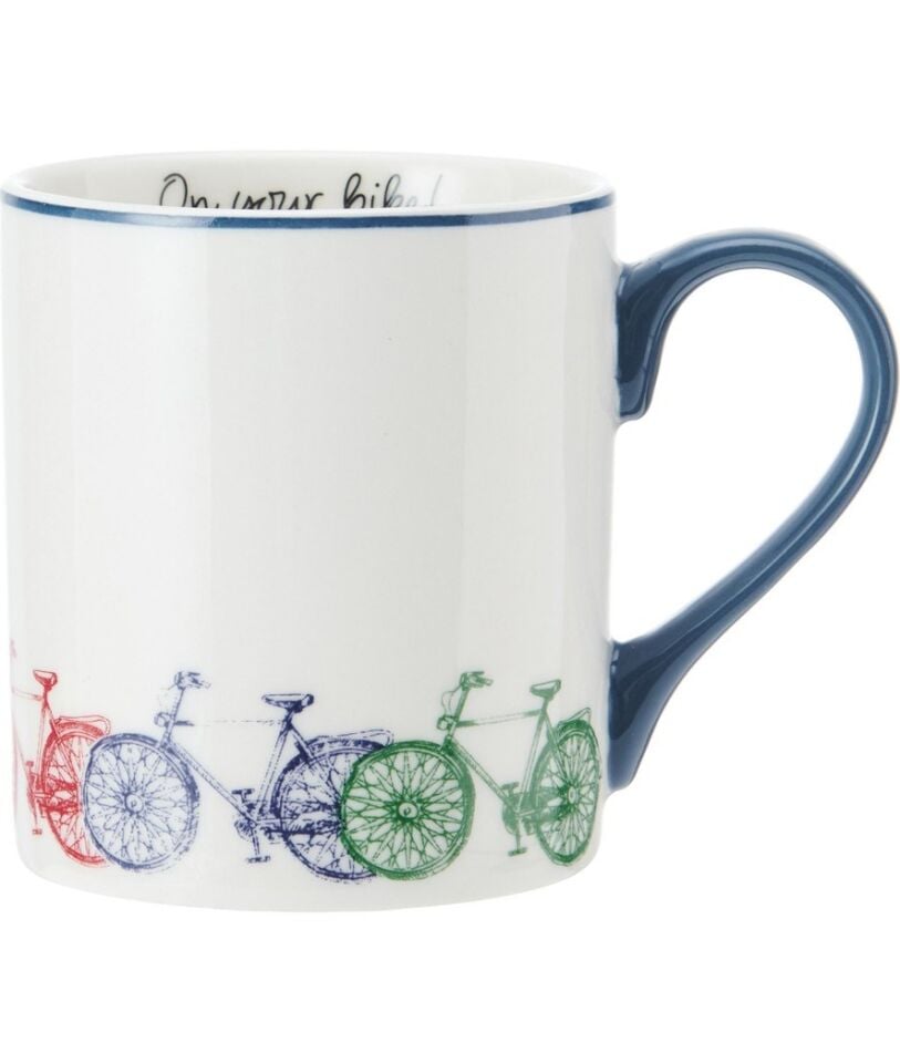Mkcanbıke Fine China 280ML Düz Taraflı Kupa Bisiklet