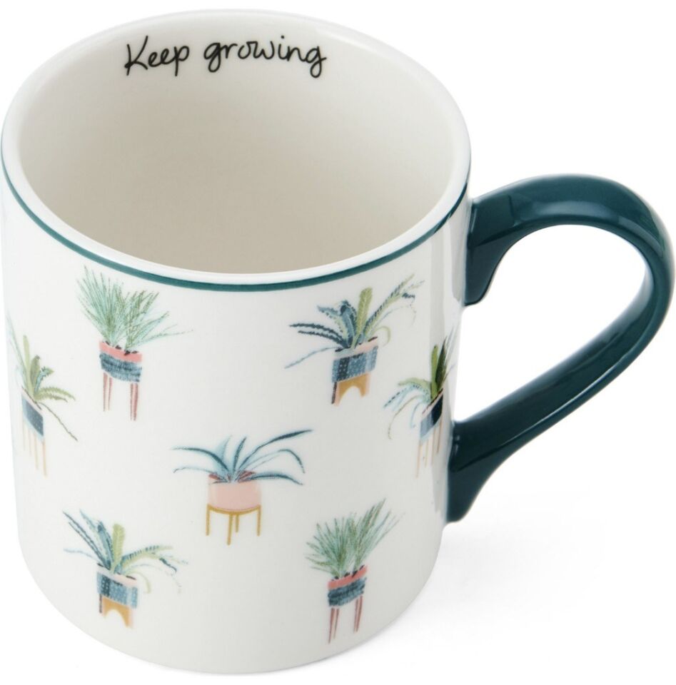 Fine China 280ML Düz Taraflı Kupa Kaktüs